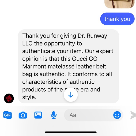 ❤️SOLD❤️GG Marmont matelassé leather beltbag - Picture 17 of 17